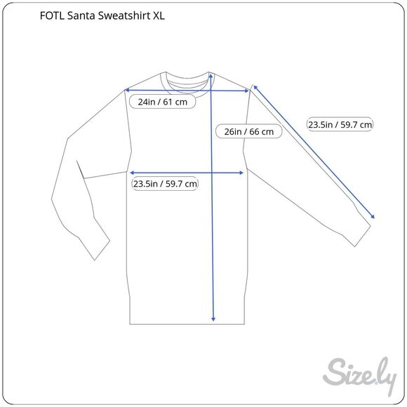 Vintage Fruit of the Loom Green Embroidered Santa Claus Christmas Sweatshirt‎ XL - Picture 9 of 9